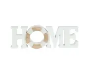 28cm Coastal Home Plaque with Beach Buoy - Nautical Wall Decor