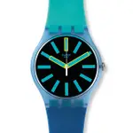 SWATCH 玩味都市藝術石英腕錶 SUOS105