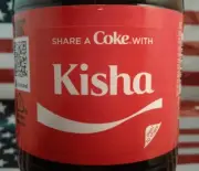 Share A Coke With Kisha 2018 Limited Edition Coca Cola Bottle