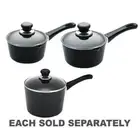 Scanpan Patented Spring Lock Handle Classic Saucepan with Tempered Glass Lid