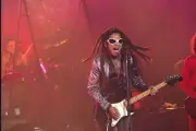 Lenny Kravitz In Concert At The Cirque D'Hiver In Paris Old Photo 1