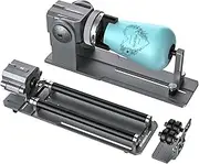ATOMSTACK R1 Pro Rotary Chuck with Roller for Laser Engraving Machine, 6000mm/min R1 Pro 360° Rotary Roller for Cylinder Cans Sticks Ball Ring