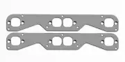 PAIR of 3/8 thick 304ss SBC Stahl Pattern Adapter Flanges- w/ Hardware
