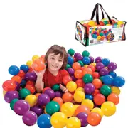 Intex Small Fun Ballz 6.5cm Ball-100pcs + Carry Bag