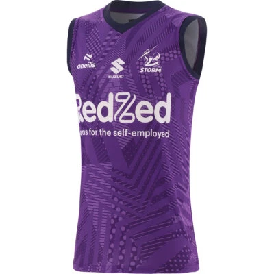 Melbourne Storm Purple Training Singlet Sizes Small - 5XL NRL oneills 24