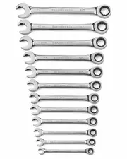 Gearwrench 85597 - Combination Ratcheting Wrench Set 12 Piece Metric