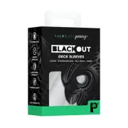 Palms Off Blackout Deck Sleeves - Clear