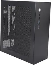 Gaming Computer Case Durable Mesh Punch Heat Dissipation USB3.0 Ports for ITX Motherboard for Tower PC Setup