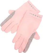 [Sosoport] Touch Screen Sun Protection Gloves Thermal Gloves Walking Gloves Fishing Gloves Knit Gloves Hands Comfortable Gloves Running Accessories for Women Black Nylon (ice Silk)