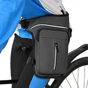 Drop Leg Bag, Motorcycle Leg Pouch, Waterproof Waist Pack, Large Capacity Organizer, Outdoor Utility Bags for Running, Camping, Cycling, Sports, 12.2x7.48x1.97 inches