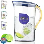 Berglander Fridge Door Water Pitcher With Lid Perfect for Making Tea, Juice A