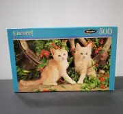 [New & Sealed] Vintage Encore! RoseArt 500 Cats Blonde Beauties Jigsaw Puzzle