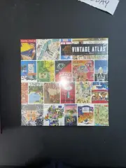 Re-Marks Vintage Atlas 1000 Piece Jigsaw Puzzle Maps New York Paris NEW Sealed