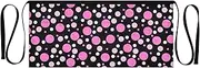 [Joitme] Pink Polka Dot Women Aprons, Short Apron with Pockets, Bistro Aprons with Pockets, Pink Polka Dot