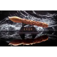 在飛比找蝦皮購物優惠-100%台灣設計製造 龍年開運招財必備 62公分台灣檜木龍筆