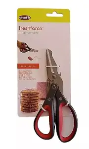 Chef'n Freshforce Utility 5-in-1 Multi Tool Stainless Dual Gear Scissors