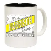 Harrison V2 Surname Thing Mug Cup