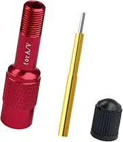 Hellery Bicycle Fork Valve Pump Adapter, Inflatable Accessory for Tire Pumps