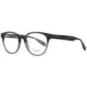 Ted Baker TE 1933454 Men Gray Optical Frame Plastic Round Casual Classic Eyewear