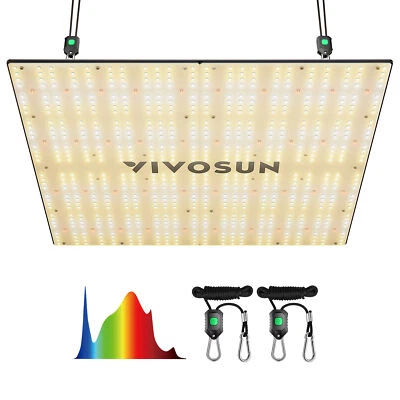 VIVOSUN 300W LED Grow Light Full Spectrum Dimmable Hydroponics Plant Grow Lamp