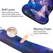 Rest Pad Ergonomic Mouse Pad Set Gel Mouse Pad for Computer Lapt Keyboard Wrist