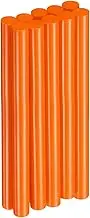 uxcell 10pcs Hot Glue Sticks 0.43" Dia x 5.91" Long EVA Mini Hot Melt Adhesive Glue Stick for Hot Melt Gun Wood Plastic Glass Flowers Fabrics Foam, Orange