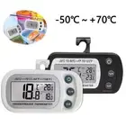 with Hook Digital Thermometer LCD Display Fridge Temperature Monitor