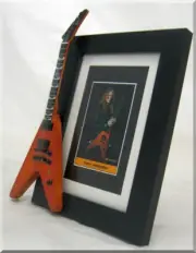 DAVE MUSTAINE Miniature Guitar Frame Megadeth