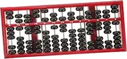 ifundom 13-Column Portable Abacus Boys and Girls Mental Math Training Chinese Style Educational Toy Wooden Iron Construction