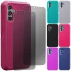 For Samsung Galaxy S23 FE Case Shockproof Hybrid Cover Privacy Screen Protector