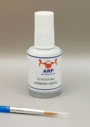 For Toyota Paint Code 061 DIAMOND WHITE Touch up Paint + Fine Tip Brush: