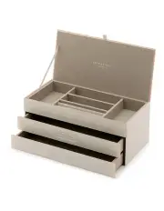 [One Six Eight London] Gabriella Nude Large Jewellery Box