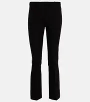 ['S Max Mara] 'S Max Mara Fatina mid-rise cropped pants UK 10 black