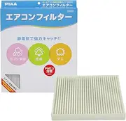 PIAA Air Conditioner Filter, Comfort Special Electrostatic 2-Layer Filter, Compatible with PM2.5, Shuts Out Dust, Dust Mites, Pollen *Replacement 1 Piece [For Daihatsu Cars] Tanto Mira Move EVC-D2