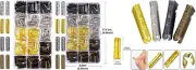 Boao 200 Pieces Aglets Metal for Shoelaces Shoelace Tips Head Aglets...
