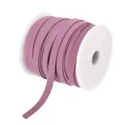 1/4 Inch Double Fold Bias Tape Continuous Bulk Bias Tape Rubber Red 25 Yards