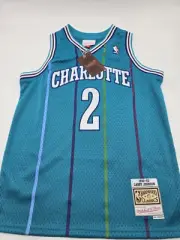 Larry Johnson Charlotte Hornets Mitchell Ness Swingman Jersey Youth SZ Large NWT