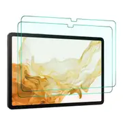For Samsung Galaxy Tab S8 (2022), Clear 2 Pack Plastic Screen Protectors