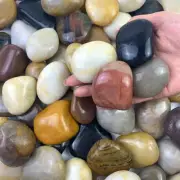 5 Lbs Large River Rocks for , 2-3 Inch Polished Pebbles for Indoor , Decorative
