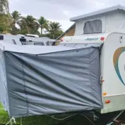 Expanda Bed End Flys with Waterproof Side Walls & Windows, Fits Jayco etc