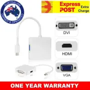 3in1 Mini Display Port to HDMI DVI VGA Adapter Microsoft Surface Pro 1 2 3 4 5 6