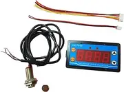 Etyldya Digital LED Tachometer, Tachometer, Accessories, Accessories, Subdivision Switch, Digital Motor Tachometer for Conveyor Belts
