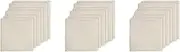 Barbuly 18 Pack Cheeseclothes, Unbleached Pure Cotton Muslin Clothes Soft Square Cheese Clothes for Cooking, Straining, Baking