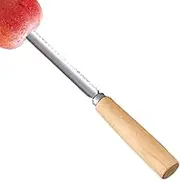 Fruit Corer Tool - Multi-Function Stainless Pitter | Multifunctional Manual Fruit Corer with Anti-Slip Wood Handle for Quick Cooking Salad Prep Juicing Canning