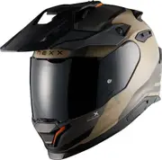 Nexx Y.TRAVL Quest Motocross Helmet, grey-brown-beige, Size 2XL for Men Grey Brown Beige