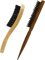 1Set Men Grooming Brush Ergonomic Bristle Face Brush for Beard Cleaning and Haircut Cleanup Lightweight Handle for Barbers and Home Use