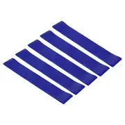 5Pcs TPE Resistance Bands Elastic Workout Bands Exercise Loop Light, Blue