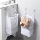Wall Hanging Laundry Basket Underwear Socks Barrel Clothing Storage Sock Bags