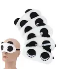 Plush Panda Face Eye Mask Travel Sleeping Soft Eyeshade Portable Sleeping Co _wa