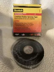 Scotch® Linerless Rubber Splicing Tape 130C 1 in x 30 ft Electrical Tape A6